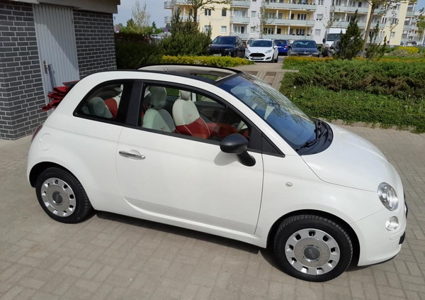 Fiat 500 cena 19900 przebieg: 165730, rok produkcji 2010 z Tykocin małe 352